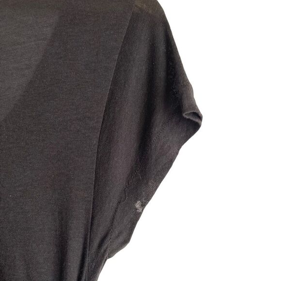 Wildfox Short Sleeve Maxi Dress Military Green Bodycon with Back Cut Out - Picture 4 of 8